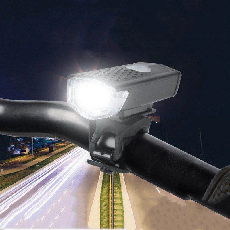 

Bike Light Night Riding Strong Light USB Rechargeable Headlight Mountain Bike Accessories Waterproof Bright Cycling Flashlight