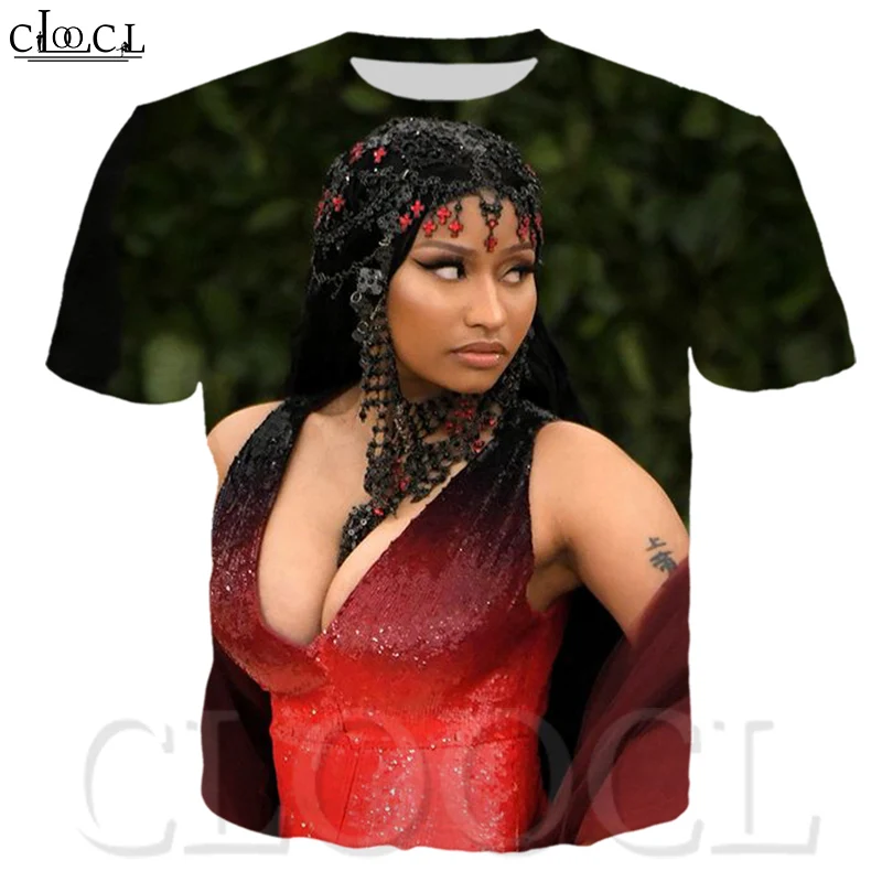 Модная футболка с 3D принтом Nicki Minaj сексуальный рэппер звезда хип хоп певица