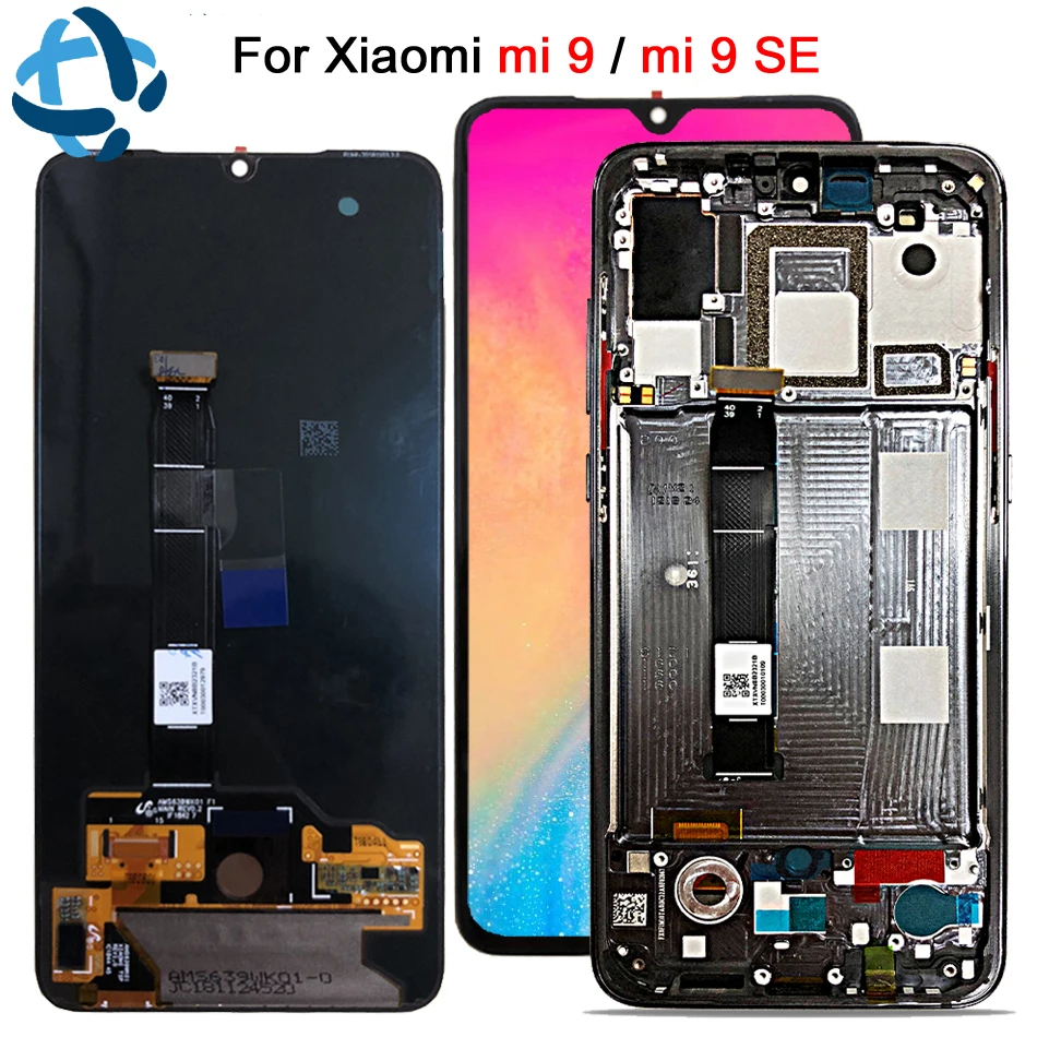 Жк дисплей Amoled для Xiaomi Mi 9 MI9 дигитайзер в сборе сенсорный экран M1903F замена Mi9SE жк Mi9