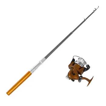 

Telescopic Fishing Rod Pen Shape portable 1M + Reel Spool Thread starter