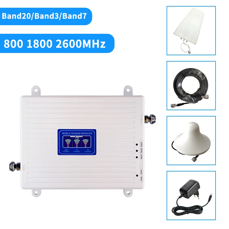 B20 800 1800 2600 Tri-Band 4G Cell Phone Cellular