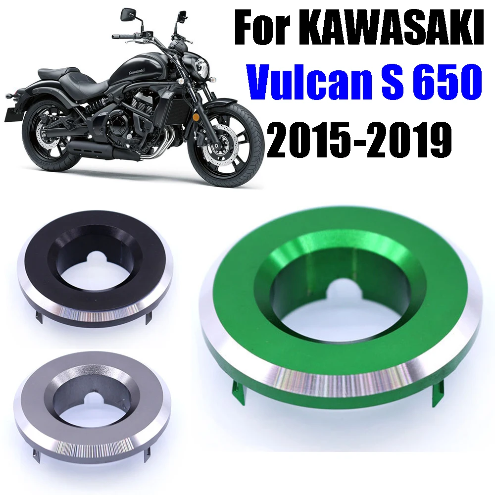 Motorcycle Ignition Switch Lock Cover Key Ring For KAWASAKI Vulcan S 650 S650 VN650 EN650 2015-2020 2018 2019 Accessories | Автомобили и