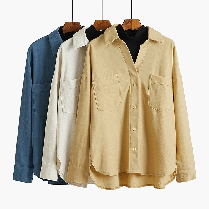 Женская блузка с длинным рукавом Only Plus желтая офисная в стиле Харадзюку