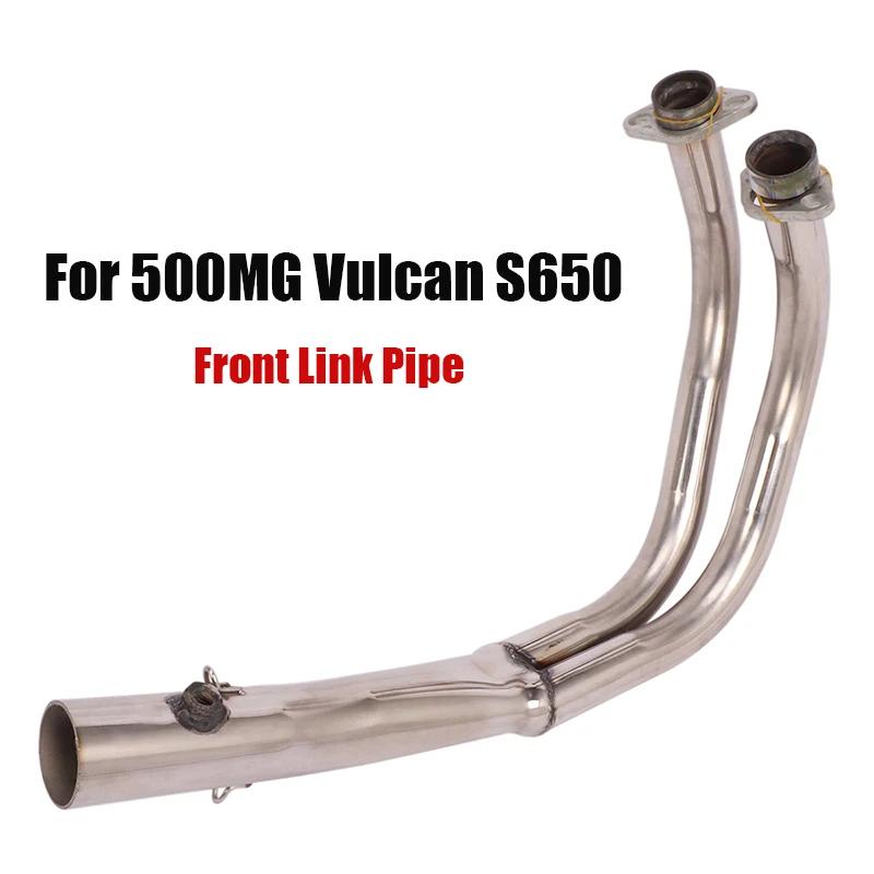 

For 500MG Vulcan S650 Exhaust Front Header Pipe Escape Link Tube Connect Section Stainless Steel Slip On 51mm Muffler Motorcycle