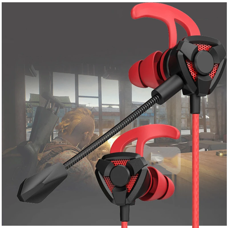 Earphone Helmets For CS Games Gaming In-Ear Headset 7.1 With Mic Volume Control PC Gamer Earphones