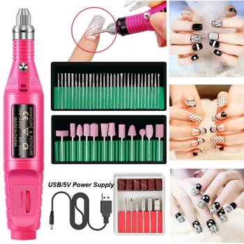 

Professional Electric Nail Drill Machine Pen Manicure Machine Polish Nail Drill Nail Nail Drill Bit Tool Kit DIY Nail Art Tool