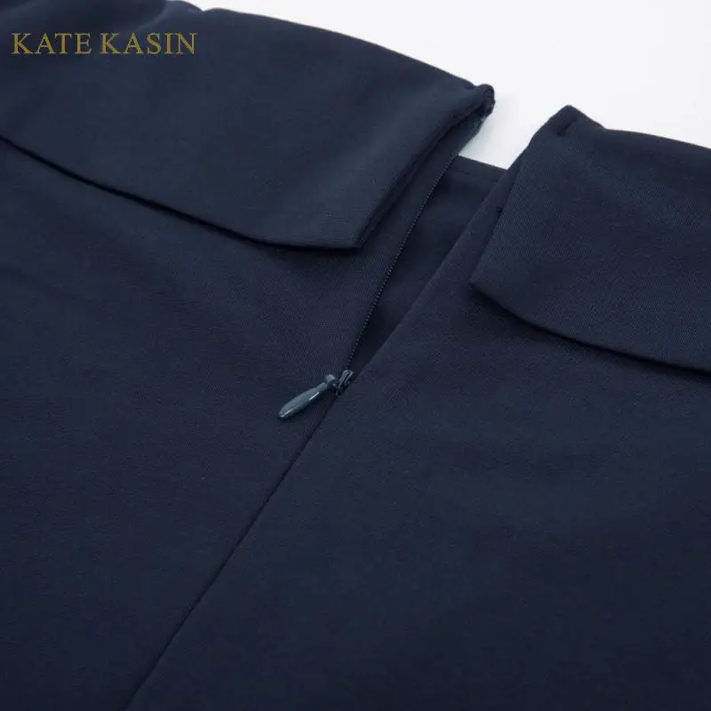 Kate Kasin Формальное вечернее платье-карандаш женская элегантная одежда для работы с открытыми плечами деловое офисное облегающее Платье облегающее бедра