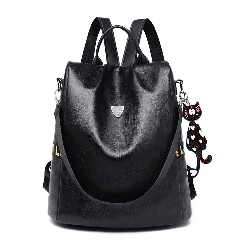 Рюкзак с перекрещивающимися краями; Новинка года; стильная повседневная Дорожная сумка из искусственной кожи; универсальная школьная сумка