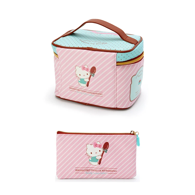 Hello kitty косметичка большой емкости многофункциональная простая и портативная для
