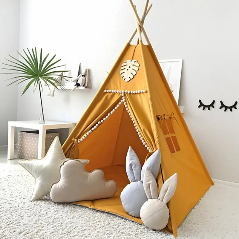 Tente en tissu pour enfants Playhouse de haute qualité | Tipi pour enfants babydecor.myshopify.com