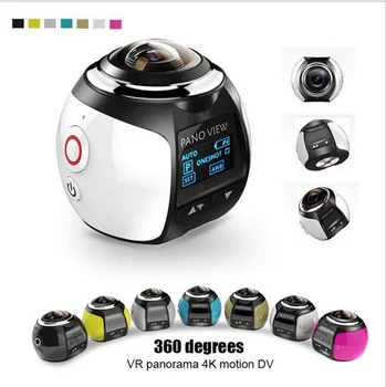 

360 Camera HD Ultra Mini Panoramic Camera WIFI 16MP 3D Sports Camera Driving VR Action Camera Video Cam Waterproof 30m
