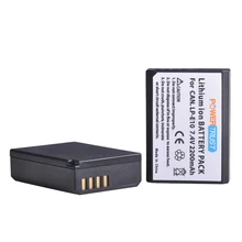 PowerTrust 2200mAh LP-E10 LP E10 LPE10 baterii dla Canon EOS Rebel T3 T5 T6 1100D 1200D 1300D pocałunek X50 X70 LP-E10 baterie