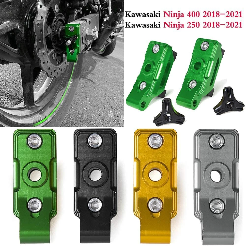 Motorcycle Accessories Ninja400 Tensioners Catena Rear Axle Spindle