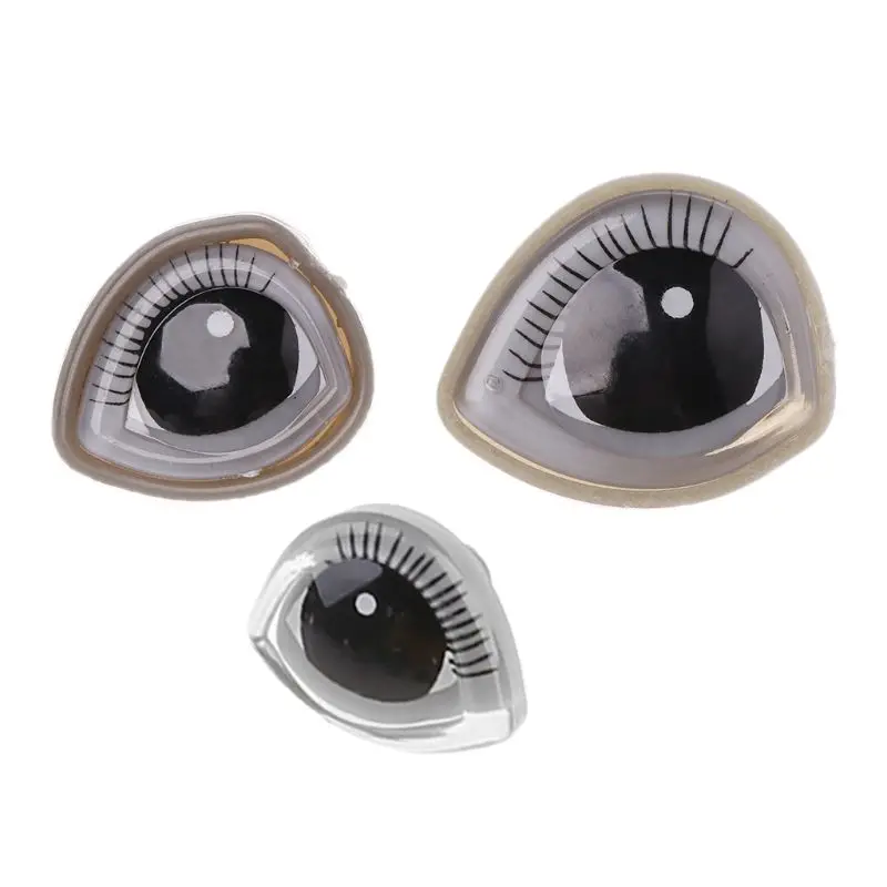 10 Sets Funny Cartoon Triangle Plastic Eyes For Teddy Bear Dolls Toy Animal Accessories | Игрушки и хобби