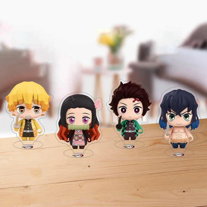 Demon Slayer Kimetsu No Yaiba Q Posket Kamado Tanjirou Nezuko Zenitsu Giyuu Inosuke Pvc Figure Model Collection Doll Toy | Канцтовары