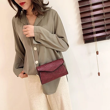 

Bags high-end women's bags new tide 2020 fashion popular chain oblique wild ins net red