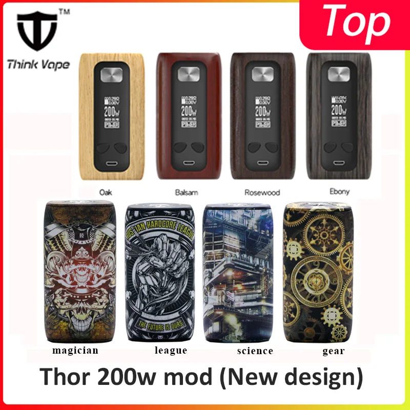 Оригинальный мод Thinkvape Thor для вейпа 200 Вт блок контроля температуры чип Think vape ST200 VW