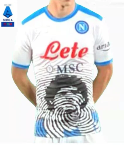 21 22 napoli Home And Away Soccer Jersey Naples KIDS aldult Maradona blu scura Limited Edition 2021/2022 designer short sleeve shirts Shirts