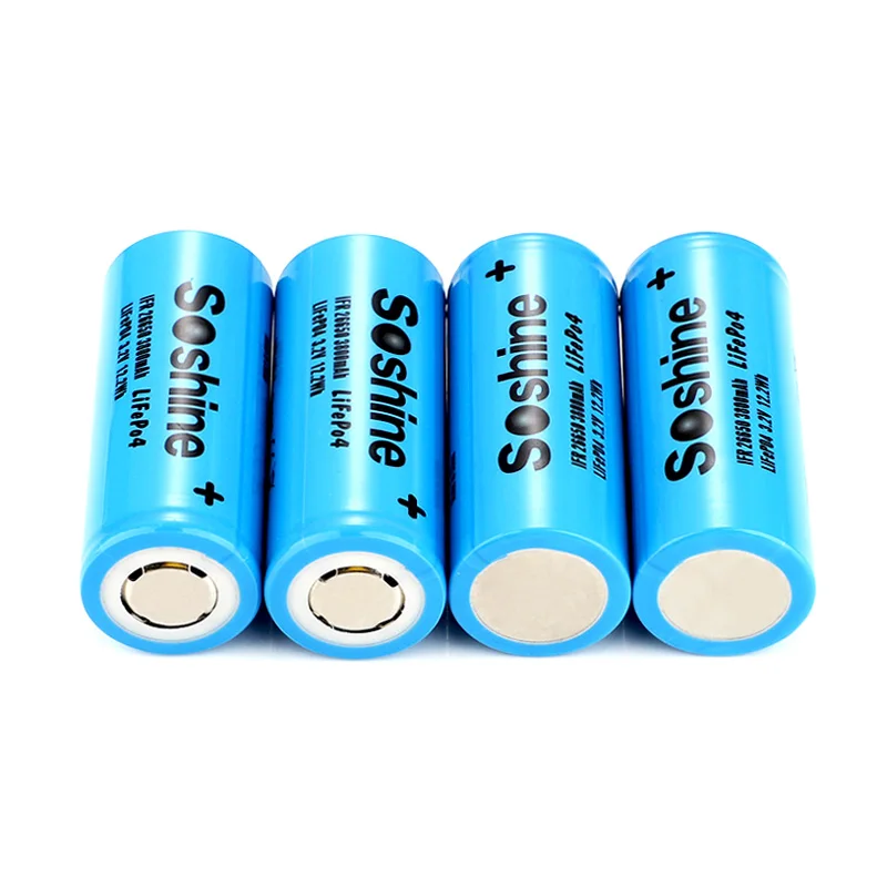 Soshine LiFePO4 26650 3 2 V 3800mAh перезаряжаемая батарея IFR | Электроника