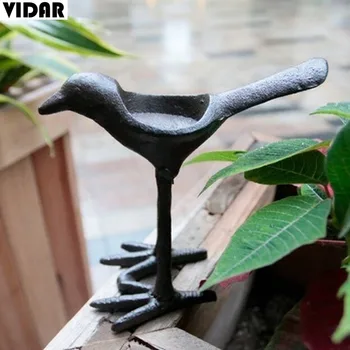 

VIDAR American Cast Iron Wedding Creative Dinner Table Candle Holder Retro Decoration Bird Oil Lamp Old Home Decoration