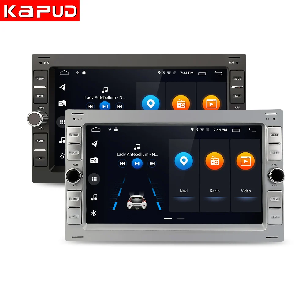 Kapud 7''Car Adnroid 10 Radio Multimedia Player For Volkswagen Passat Seat Leon/Toledo Golf Iv MK4 Skoda Superb Lupo GPS Stereo