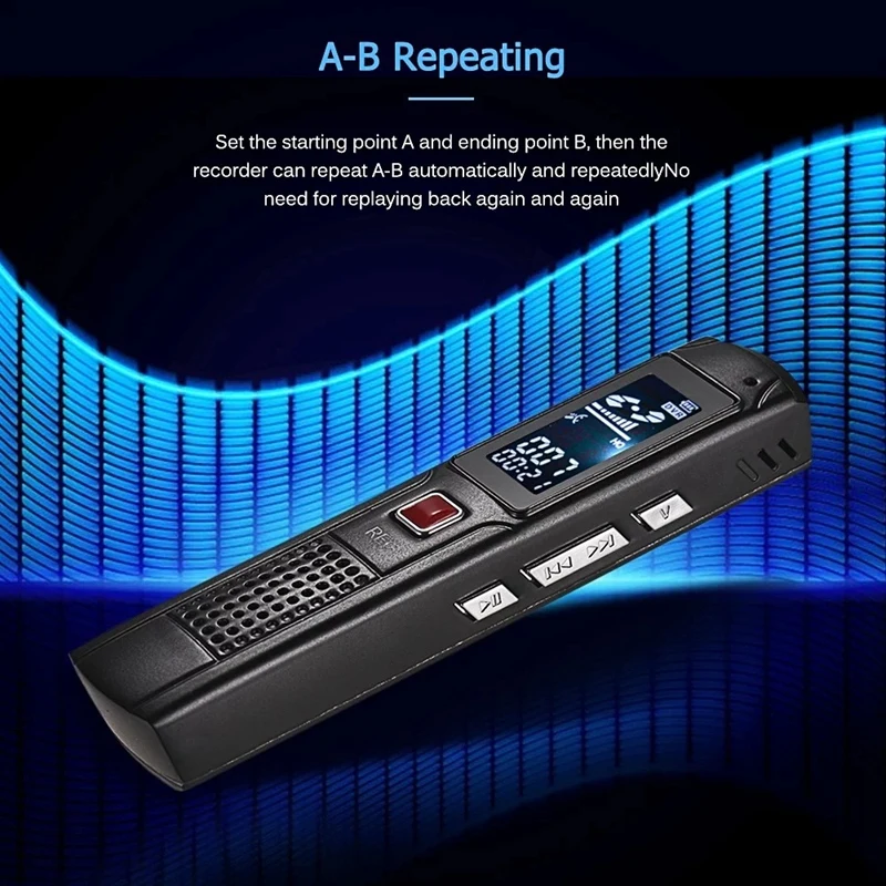 AABB-Sk-013 8 Гб цифровой Аудио Диктофон Ditacphone Mp3 музыкальный плеер A-B повторения