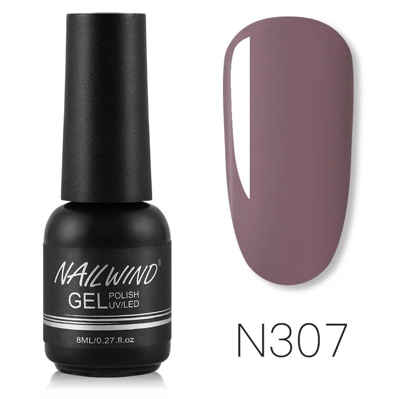 RE11-N307 NAILWIND набор УФ-гелей для ногтей, гибридный лак для маникюра, Полупостоянный УФ светодиодный Гель-лак, базовый топ, художественный Гель-лак для ногтей - Цвет: RE11-N307