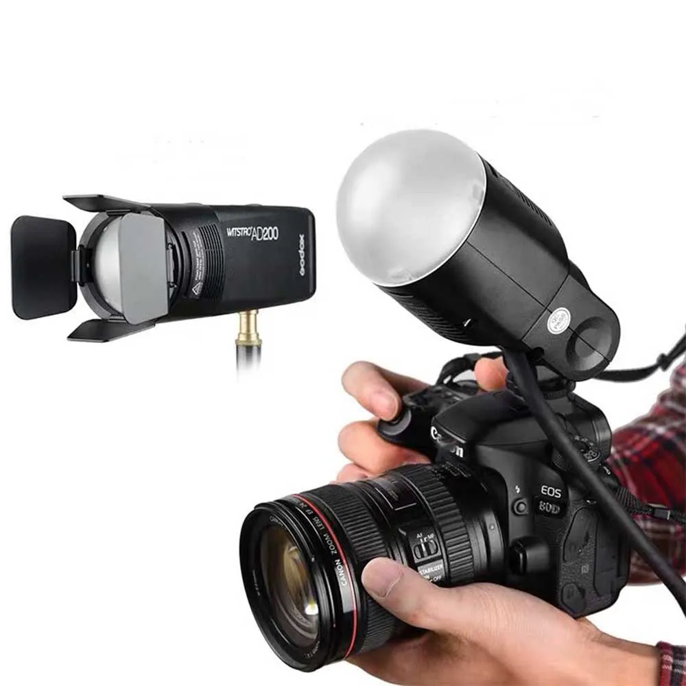Magnetic Round Head Flash AK R1 Accessory Set Kit For Godox AK-R1 Kit Mini Photography Replacement Parts For Godox H200R v1 3