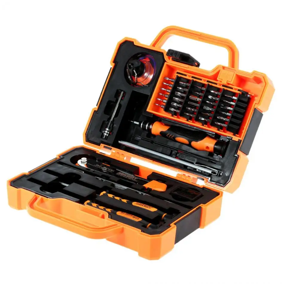 

JAKEMY JM-8139 Precision 45 in 1 Electronics Repair Tools Set Multi Bit Screwdriver with Tweezers Spudger for PC Phone