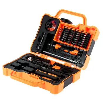 

JAKEMY 45 in 1 Disassembling Repair Tool Multi Bits Precision Screwdriver Set with Tweezers Suitable for PC / Phone / Laptop