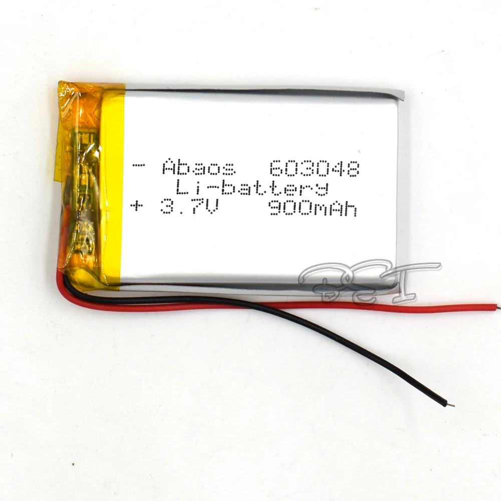 

5Pcs 3.7V 900mAh Li-Po Li Ion Rechargeable Battery 603048 Lithium Polymer Cells For Mp3 MP4 MP5 GPS PSP Mobile Bluetooth