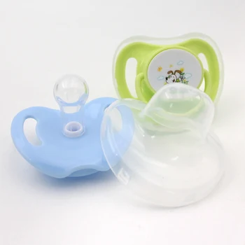 

1 Pcs Food Grade Silicone Baby Pacifiers Soother Infant Dummy Nipple Teat Toddler Silicone Soothers Newborn Pacifier