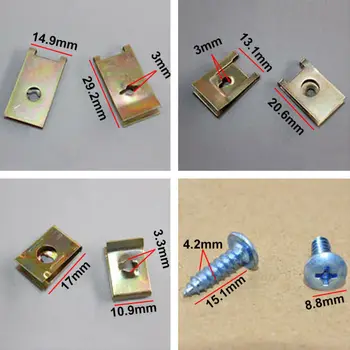 

Gasket Car sturdy parts Clip Plate High quality Fixing screws Exterior