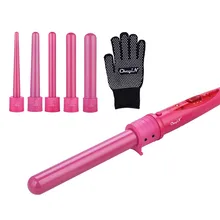 Профессиональные керамические бигуди для волос Инструменты для укладки Керлинг палочка керамический волнистый завиток Утюг кудрявый регулировка температуры щипцы для завивки