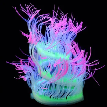 

Aquarium Decoration Aquarium Landscaping Simulation Software Coral Jewelry Silicone Variety Fluorescent Anemone Aquario Acuario