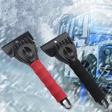 Скребок для льда, лопата для снега на лобовое стекло, автоматическое размораживание автомобиля, инструмент для очистки зимнего снега, скреб...