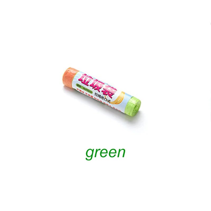 green C3-Auto, закрывающийся мешок для мусора, утолщенный герметичный пластиковый пакет, бытовая кухонная Чистка мусора, экологичный мешок для хранения - Цвет: green