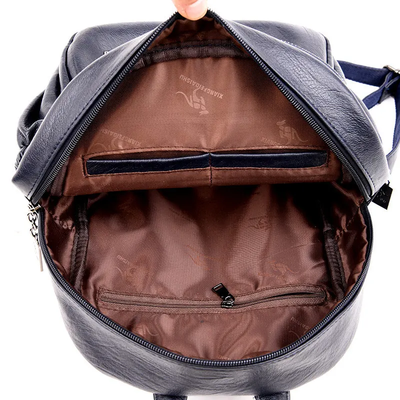 Женский рюкзак для девочек Mochila Feminina Повседневный женский кожаный рюкзак женская сумка через плечо сумка для путешествий
