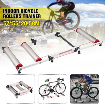 

Folding Cycling Trainer Home Training Indoor Exercise 21-38" Bike Trainer Fitness Station Bicycle Trainer Rollers Cycling Roller