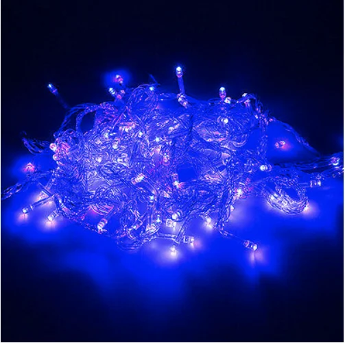 Blue 100 200 светодиодный Сказочный свет Рождество Крытый Открытый Сад вечерние светящиеся цепи - Испускаемый цвет: Blue