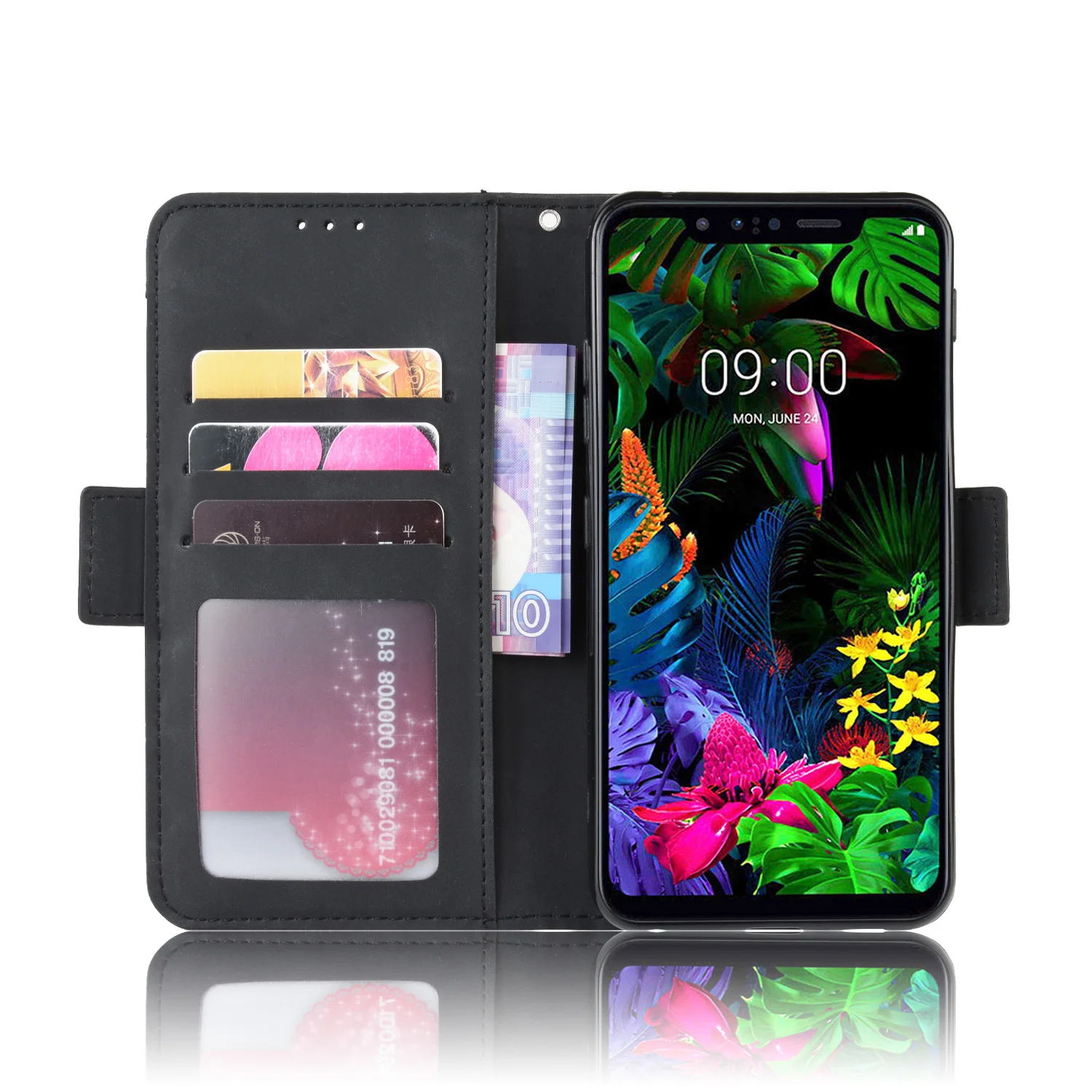 Для LG G8s ThinQ чехол удобный Флип Бумажник кожаный чехол Премиум чехол для LG G8s ThinQ G810EAW Multicard слот чехол для телефона