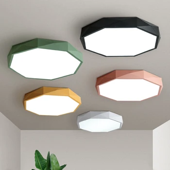 

LED Ceiling Light Macaron Modern Lighting for Living Room Bedroom Dining Hall Kitchen Light Fixture Office Home Decoration