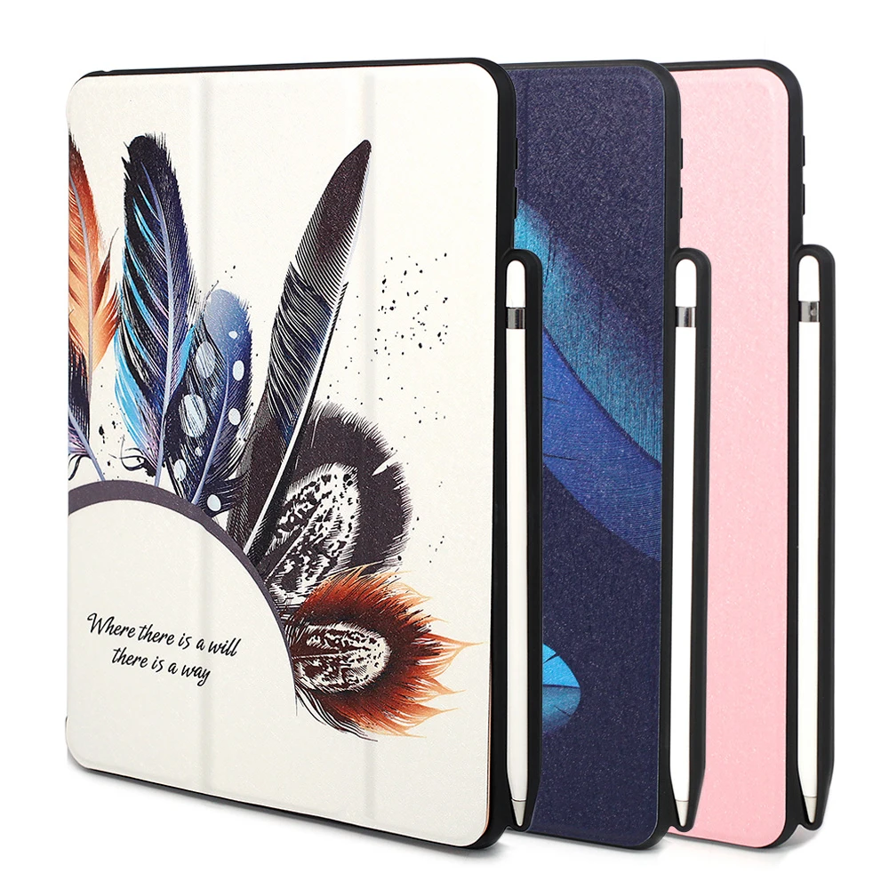 Кожаный чехол Slik для iPad 9,7 чехол с отделением для карандашей смарт-чехол для iPad 9," Чехол Funda