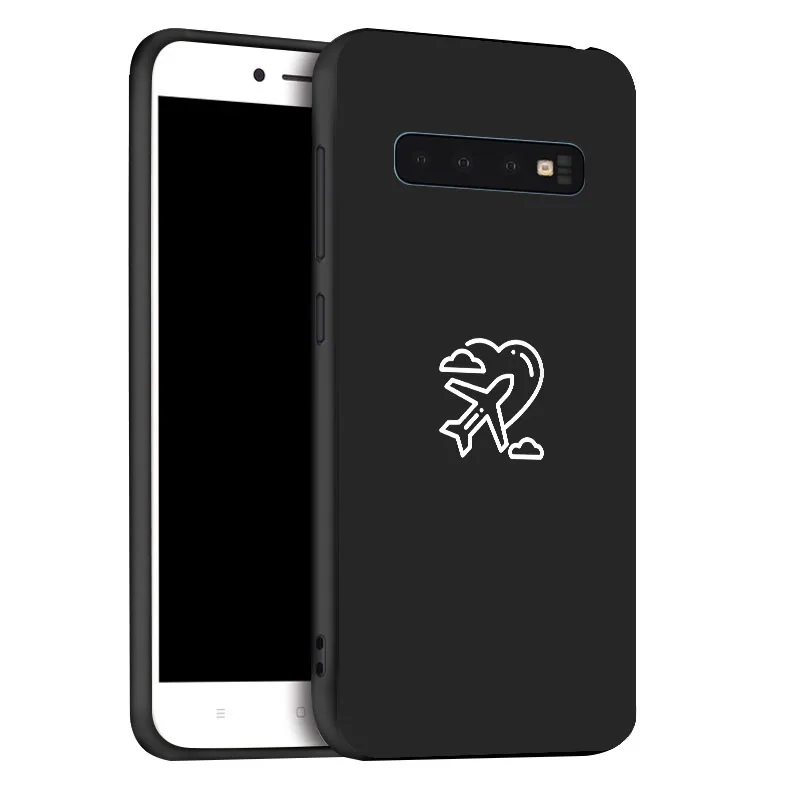 x087 3D типа «сделай сам» чехол для samsung Galaxy S10 Lite S10E чехол силиконовый черный чехол для samsung S9 S8 плюс S10 5G Чехлы для крышки Fundas - Цвет: x087