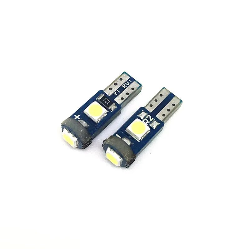 Подсветка приборной панели 10 шт. T5 W1.2W 27 74 86 206 супер яркий светодиод 3 SMD 3030 светодиодный интерьер автомобиля свет авто - Цвет: green