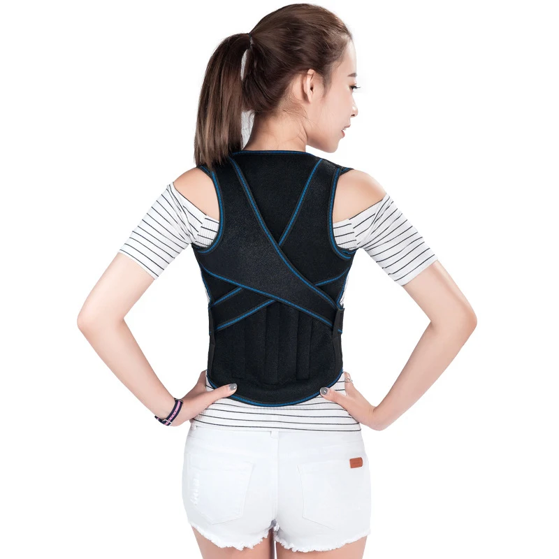 Мужской Женский Регулируемый Корсет Для Коррекции Осанки Спины поддержка поясничного пояса поддержка прямой корректор de espalda S-XXL