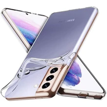 Original Ultra Thin Clear Case For Samsung Galaxy S21 Ultra Transparent Silicone Full