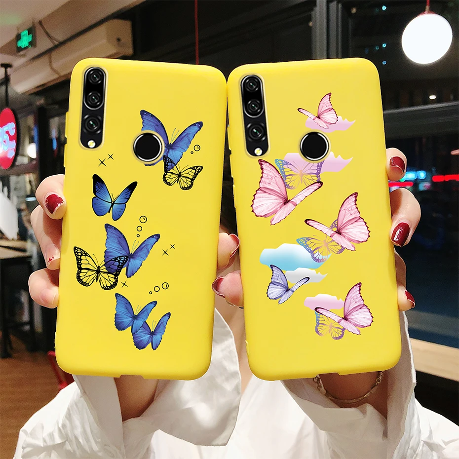 Charming Daisy Love Heart Painted Soft Back Cover - Cute Cartoon Design