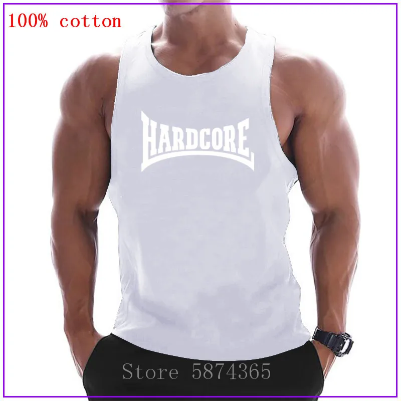 Hardcore Merk Kleding Bodybuilding Fitness Mannen Sportscholen Tank Top  Vest Stringer Sportkleding Mouwloze - AliExpress Mannenkleding