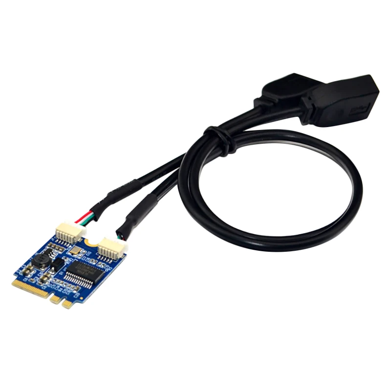 M.2 NGFF KEY A-E to Dual-Port USB2.0 Interface Expansion Card for Motherboards or Notebooks with | Компьютеры и офис